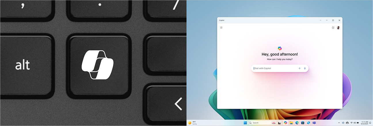 Copilot Key and Application Interface